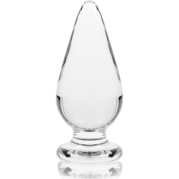 NEBULA SERIES BY IBIZA - MODEL 4 ANAL PLUG BOROSILICATE GLASS 11 X 5 CM CLEAR 4